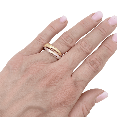 Bague 51 Bague Cartier, "Trinity Classique", 3 ors. 58 Facettes 34570