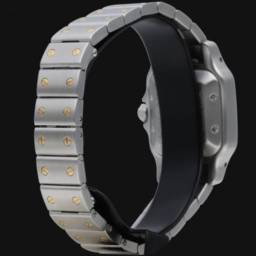 Orologio Cartier Orologio Santos De Cartier Galbee Pm 58 Facettes MT45189