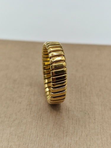 Bague 52 Bague Tubogas en or jaune 58 Facettes