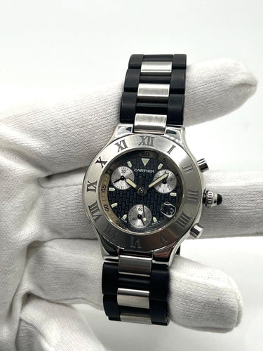 Montre Cartier 21 Chronoscaph 58 Facettes