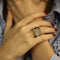 Bague 52 Bague Fred Candy en or gris 18K avec 2,70 cts de diamants G-VS - Taille 52 58 Facettes FB06061