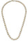 Collier Collier 54 perles de culture Akoya, anneaux et fermoir or jaune 58 Facettes