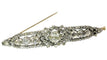 Broche Broche antique en forme de barre de diamant taille rose 58 Facettes 18124-0158
