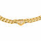 Halsband Chopard Halsband Länk pansarkedja Happy Diamond Gult guld Diamant 58 Facettes 4799569CN