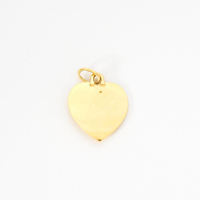 Pendentif AUGIS - Médaille coeur or jaune 58 Facettes GU25