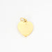 Pendentif AUGIS - Médaille coeur or jaune 58 Facettes GU25