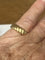 Bague 44.5 Bague Bandeau Or Jaune Tressé 58 Facettes LOT 6103