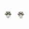 Boucles d'oreilles Boucles d'oreilles Flocons - Or blanc, Emeraudes et Diamants 58 Facettes 250356R