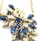 Collier Collier Opale Arlequin Saphirs Diamants 58 Facettes