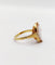 Bague 48 Bague antique or jaune 18k camée sur coquille et de petites perles 58 Facettes A03122