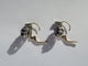 Boucles d'oreilles Boucles d’oreilles dormeuses améthyste or et argent 58 Facettes