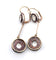 Boucles d'oreilles Boucles d'oreilles anciennes bas de gamme en or et diamants 58 Facettes
