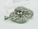 Pendentif Broche et pendentif en platine avec diamants 58 Facettes 50273