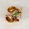 Broche Van Cleef & Arpels  Rare Broche animalière à décor d'Ecureuil en platine et or jaune, diamants, rubis et cabochon de turquoise. 58 Facettes HOU5762