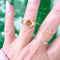 Bague 55.5 Bague Citrine et Diamants Or 18 K 58 Facettes AA 1663