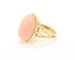 Bague Bague en or jaune avec rose 58 Facettes 12978