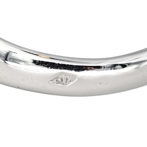 Bague 52.5 Bague  Jonc  Or blanc Diamant 58 Facettes 4553818CN