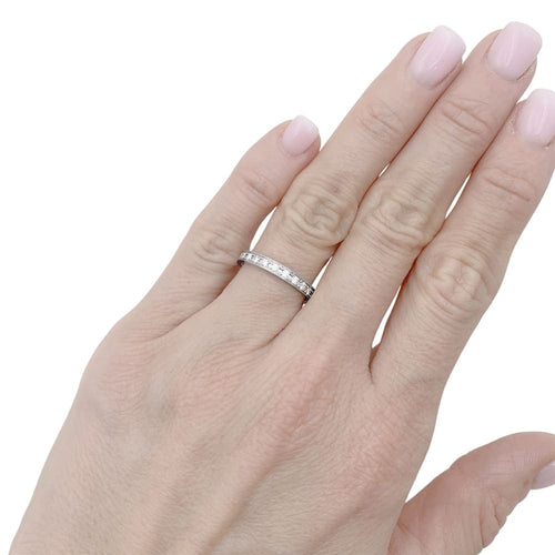 Bague 51 Bague Boucheron, "Beloved", platine et diamants. 58 Facettes 35168