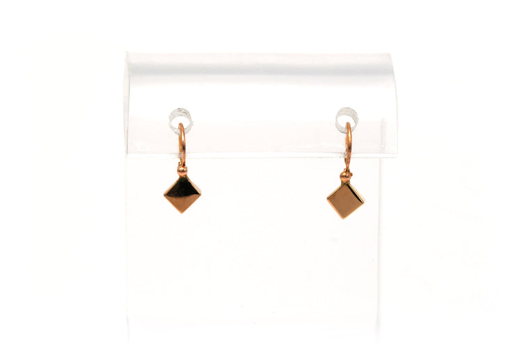 Boucles d'oreilles Boucles d'oreilles Contemporaines en or rose 58 Facettes B374