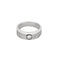 Bague 53,5 Bague jonc en or blanc et diamants 58 Facettes HAV0939X2