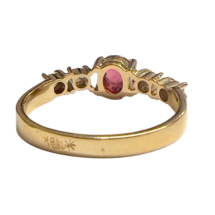 Contemporary design release of gold, diamonds, ruby