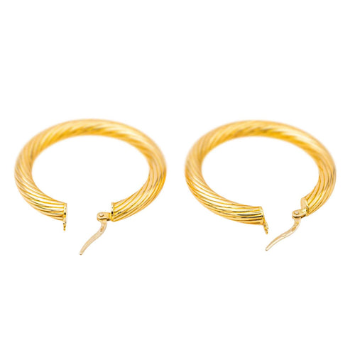 Boucles d'oreilles Boucles d'oreilles  Créoles Or jaune 58 Facettes 4343334RV