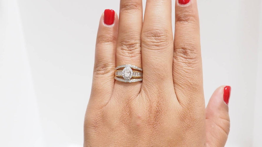 Bague 56 Bague solitaire or jaune et diamant certifié 58 Facettes 32542