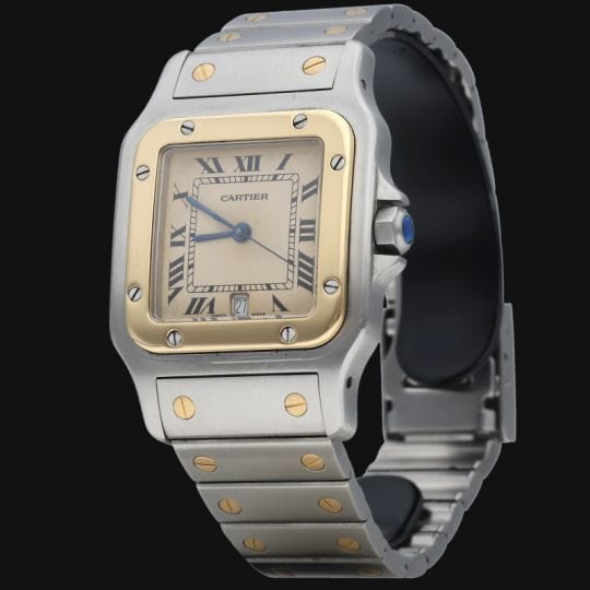 Montre Cartier Montre Santos De Cartier Galbee 58 Facettes MT40291