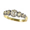 Bague 61 Bague victorienne romantique en diamants intemporelle des années 1840 58 Facettes 24137-0127