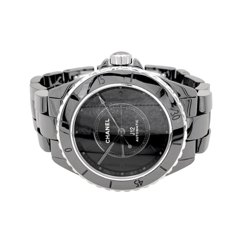 Montre Montre Chanel, "J12 Phantom", céramique noire, acier. 58 Facettes 35139