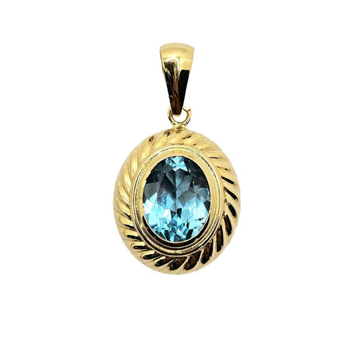 Pendentif Pendentif or jaune Topaze 58 Facettes 530