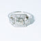 Bague 57 Bague Art-Déco Or blanc Platine et Diamants 0.50 ct 58 Facettes 240 370