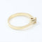 Bague 55 Solitaire en or jaune avec diamant taille brillant 58 Facettes 130003