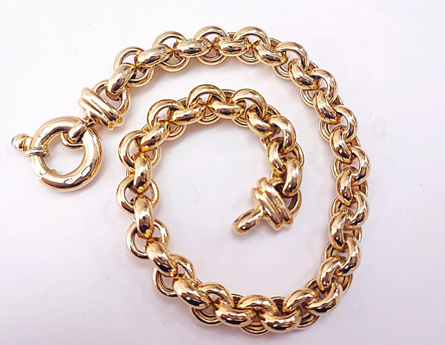 Bracelet Bracelet jaseron or jaune 18 carats 58 Facettes brac.jasron.1469