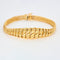 Bracelet Bracelet or jaune maille américaine 58 Facettes LP1008/14