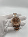 Montre Rolex Datejust 41 or rose Chocolate & Diamonds 58 Facettes