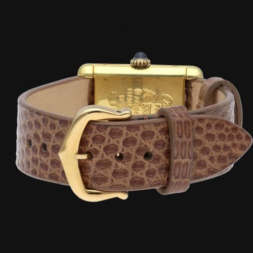 Montre Cartier Montre Tank Vermeil Must 58 Facettes MT44303