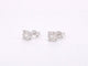 Boucles d'oreilles Boucles d'oreilles en or blanc avec diamants taille brillant 58 Facettes 2157