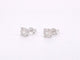 White gold earrings with brilliant cut diamonds 58 Facettes 2157
