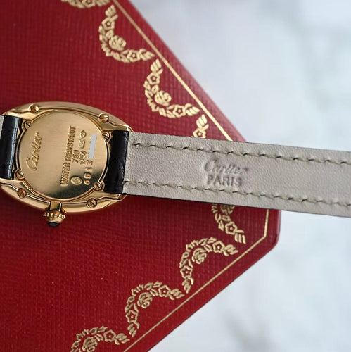 Montre Cartier - Montre Baignoire PM en or jaune 58 Facettes