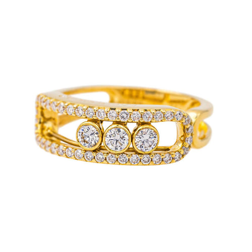 Bague 52 Messika Bague Move Or jaune Diamant 58 Facettes 4331243CN