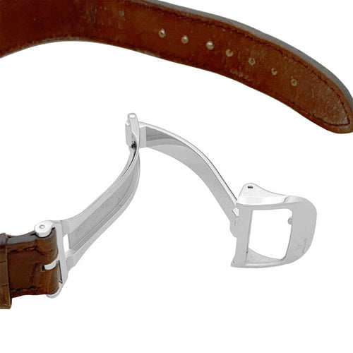 Montre Montre HERMÈS, "Arceau", plaqué or et acier. 58 Facettes 34828