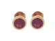 Boucles d'oreilles boucles d'oreilles POIRAY puces lolita rhodolite or 18k  s 58 Facettes 268231
