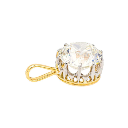 Pendentif Pendentif Or jaune, Platine Diamant 58 Facettes 4199345CN