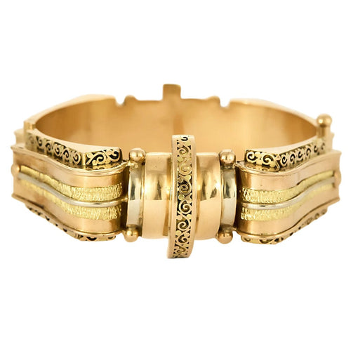 Brățară din aur galben niellat. 