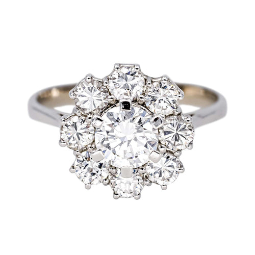 Bague 56 Bague  Marguerite  Or blanc Diamant 58 Facettes 4033242CN