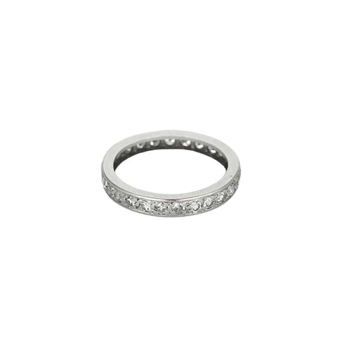 Bague 51 Bague en Or blanc 18k 58 Facettes CEC03553