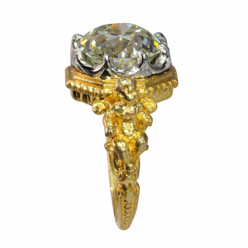 Bague 52 La bague en diamant de 4,86 carats de Wièse, un héritage néo-Renaissance 58 Facettes 20027-0039