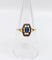 Bague 56 Bague Art Déco or monture géométrique et pierre bleue (circa 1930) 58 Facettes A06281