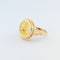 Bague 52 Bague Augis "+ qu’hier – que demain” en or jaune 18 carats 58 Facettes 33094